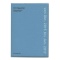A5 月間ブロック 見開き コトン【ブルー】