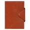 A5 週間バーチカル 見開き クラシック【ブラウン】