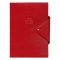 A5 週間バーチカル 見開き クラシック【レッド】