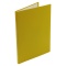 SOLID A4 クリアファイル 20ポケット【ディープイエロー】