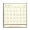 FDカレンダー 卓上【アイボリー】