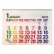 A1カレンダー 壁掛け【ホワイト】