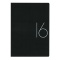 B6 週間バーチカル 見開き CUOIO【ブラック】