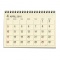 B6カレンダー 卓上【アイボリー】