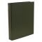 A4 システムアルバム 4穴 クイール/CUIR 紙クロス【グリーン】