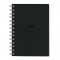 SOLID B6 ダブルリングノート 200シート【ブラック】