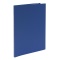 A4 クリアファイル 20ポケット SOLID/ブリリアントカラー【ブルー】