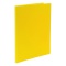 A4 クリアファイル 20ポケット SOLID/ブリリアントカラー【イエロー】