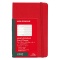 A6変型 週間ホリゾンタルレフト ハードカバー【スカーレットレッド】