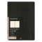 A4 週間バーチカル 見開き ハードカバー【ブラック】