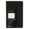 A5変型 週間バーチカル 見開き ハードカバー【ブラック】